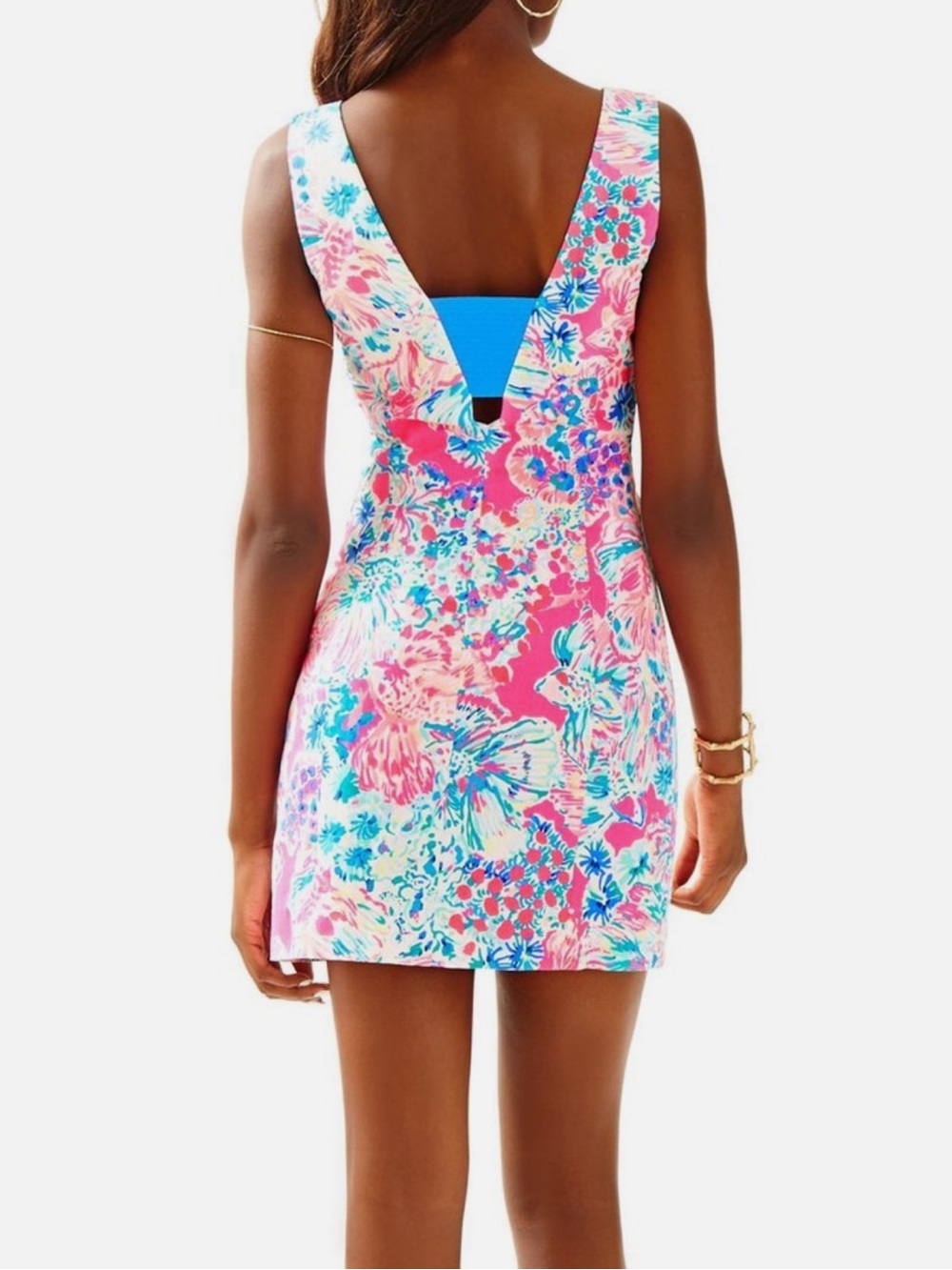 Lilly Pulitzer Cassa Shift Dress Tiki Pink Gypsea Pink - Picture 6 of 16